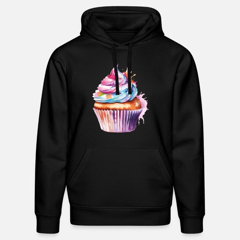 Cupcake - Sweat à capuche bio DRUMMER Stanley/Stella Unisexe - noir