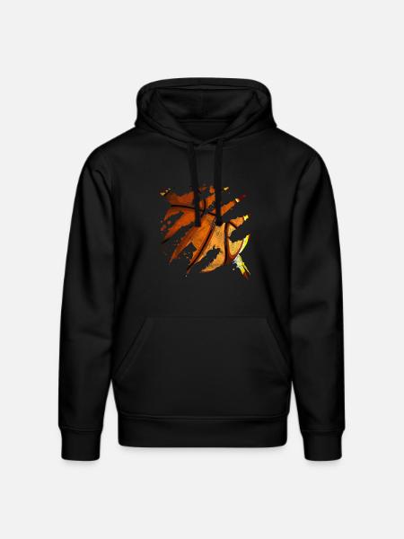 Regalo del jugador de baloncesto jugador de baloncesto de baloncesto - Sudadera con capucha ecológica unisex DRUMMER de Stanley/Stella - negro