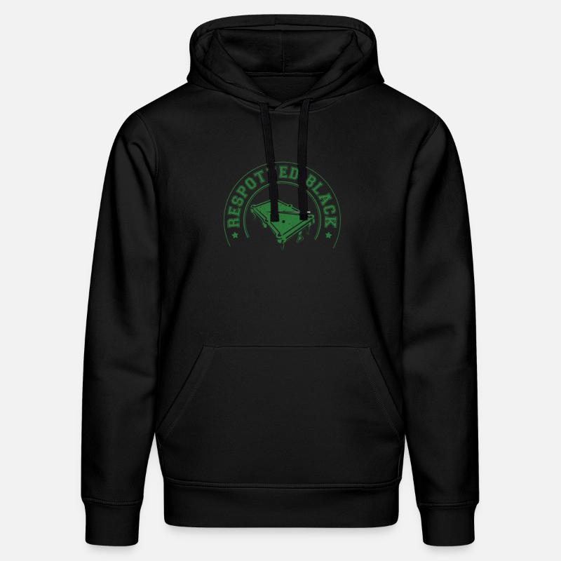 Snooker Respected Noir - Sweat à capuche bio DRUMMER Stanley/Stella Unisexe - noir