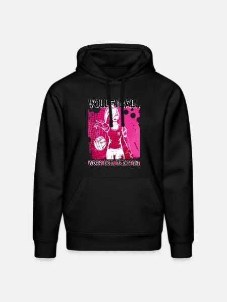 VOLLEYBALL-MÄDCHEN - Stanley/Stella Unisex Bio-Hoodie DRUMMER  - Schwarz