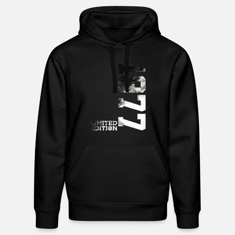 49E ANNIVERSAIRE ÉDITION LIMITÉE 1977 - Sweat à capuche bio DRUMMER Stanley/Stella Unisexe - noir