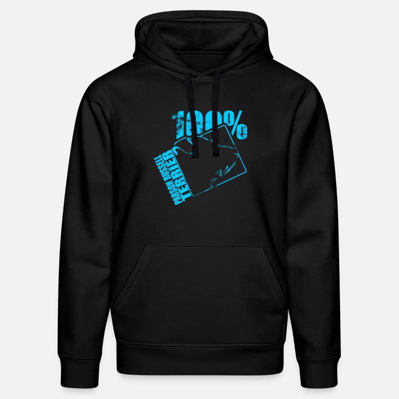 PARSON RUSSELL TERRIER 100 - Stanley/Stella Unisex Bio-Hoodie DRUMMER - Schwarz