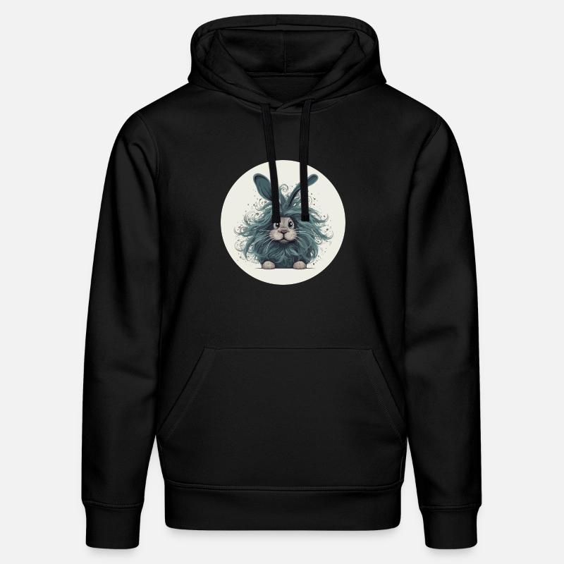 Hase - Stanley/Stella Unisex Bio-Hoodie DRUMMER  - Schwarz