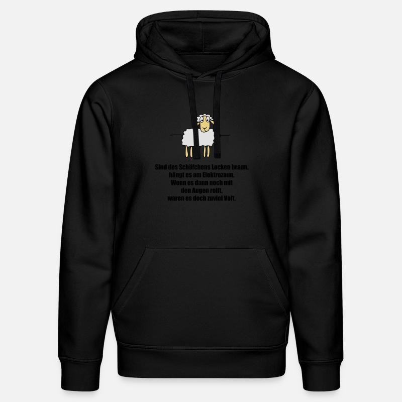 schaefchen - Stanley/Stella Unisex Bio-Hoodie DRUMMER  - Schwarz