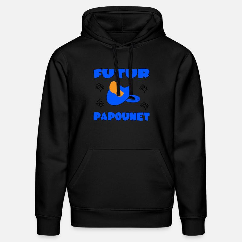 FUTUR PAPOUNET - Sweat à capuche bio DRUMMER Stanley/Stella Unisexe - noir