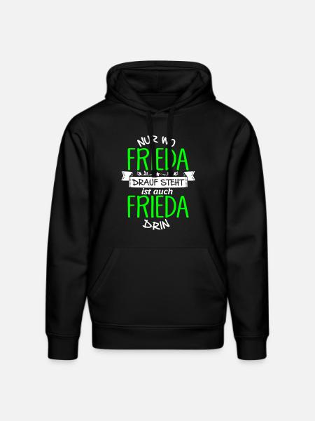 FRIEDA die Echte - Stanley/Stella Unisex Bio-Hoodie DRUMMER  - Schwarz