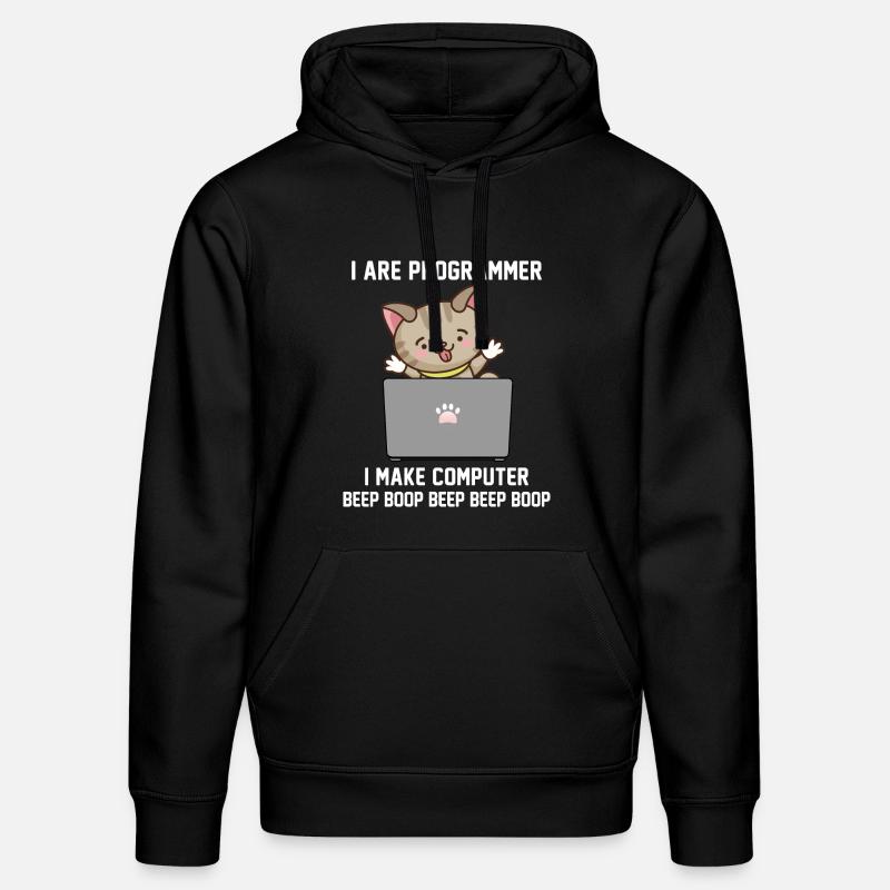 Programmeur - Sweat à capuche bio DRUMMER Stanley/Stella Unisexe - noir