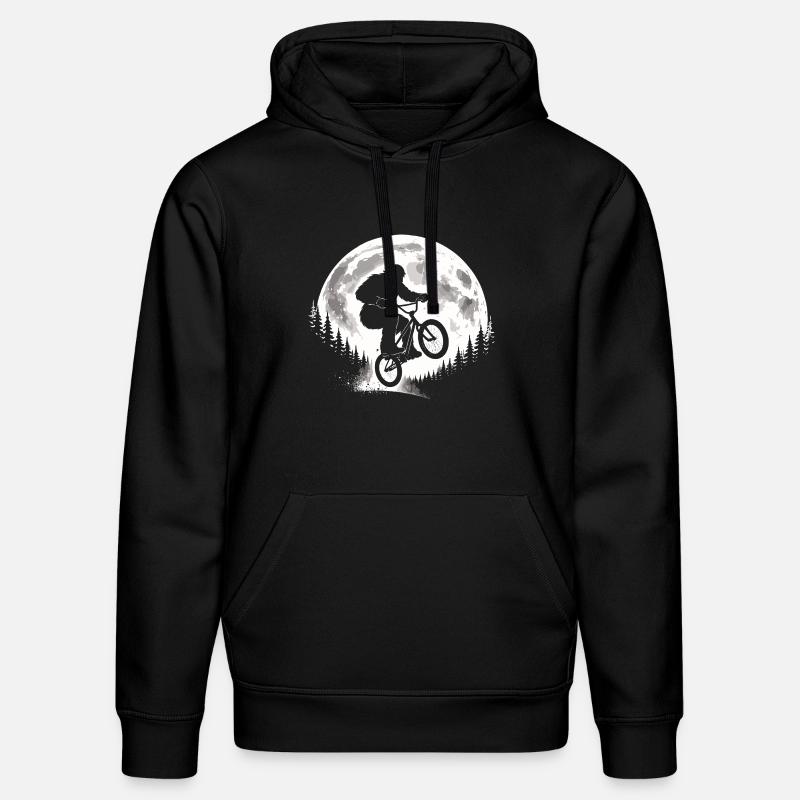 Saut BMX Bigfoot - Sweat à capuche bio DRUMMER Stanley/Stella Unisexe - noir
