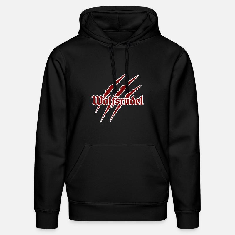 Wolfsrudel - Stanley/Stella Unisex Bio-Hoodie DRUMMER  - Schwarz