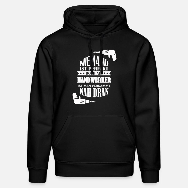 Parfait artisan - Sweat à capuche bio DRUMMER Stanley/Stella Unisexe - noir