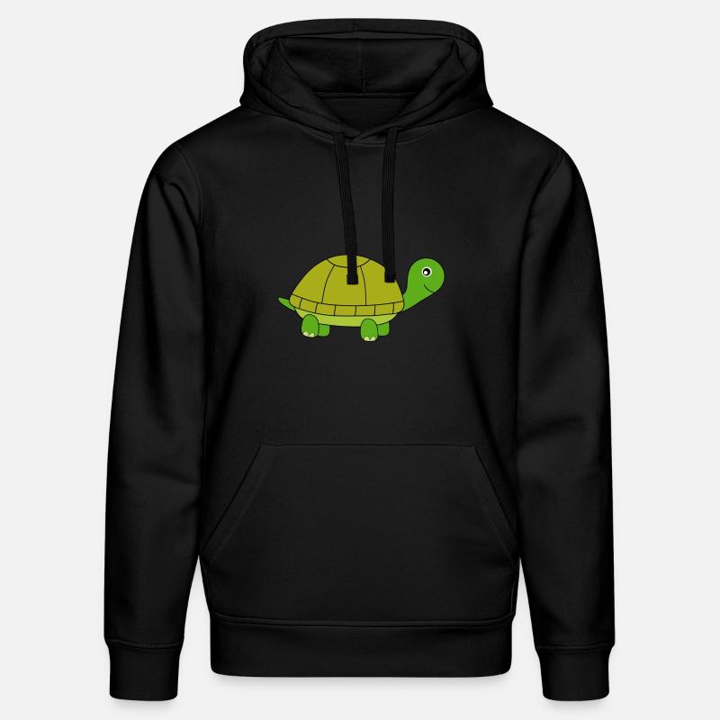 Tortue - Sweat à capuche bio DRUMMER Stanley/Stella Unisexe - noir