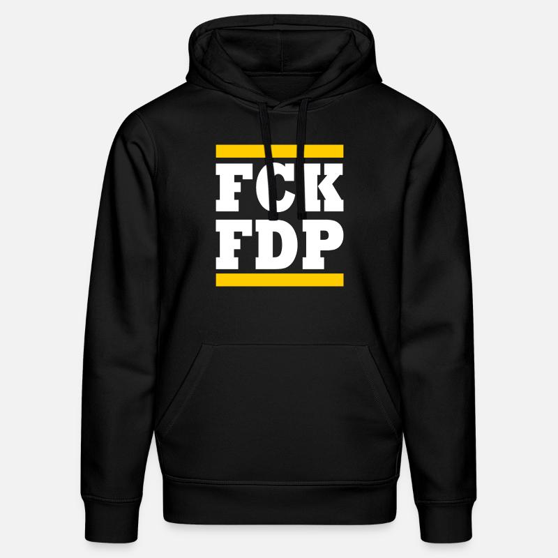 Fck fdp - Sweat à capuche bio DRUMMER Stanley/Stella Unisexe - noir