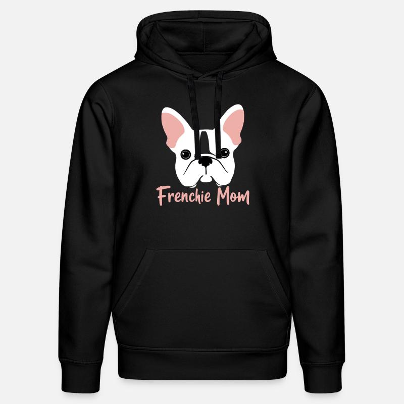 Frenchie Mom - Sweat à capuche bio DRUMMER Stanley/Stella Unisexe - noir