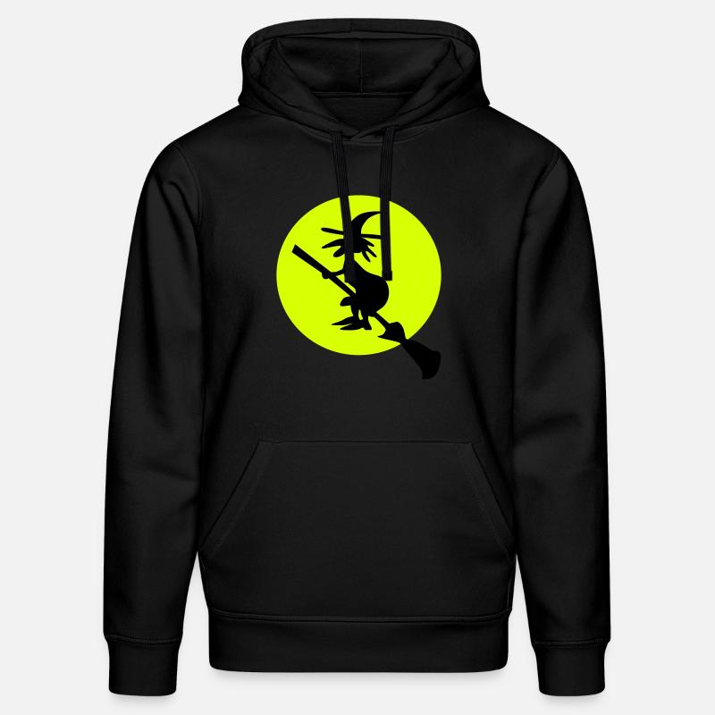 witch and full moon - Sweat à capuche bio DRUMMER Stanley/Stella Unisexe - noir