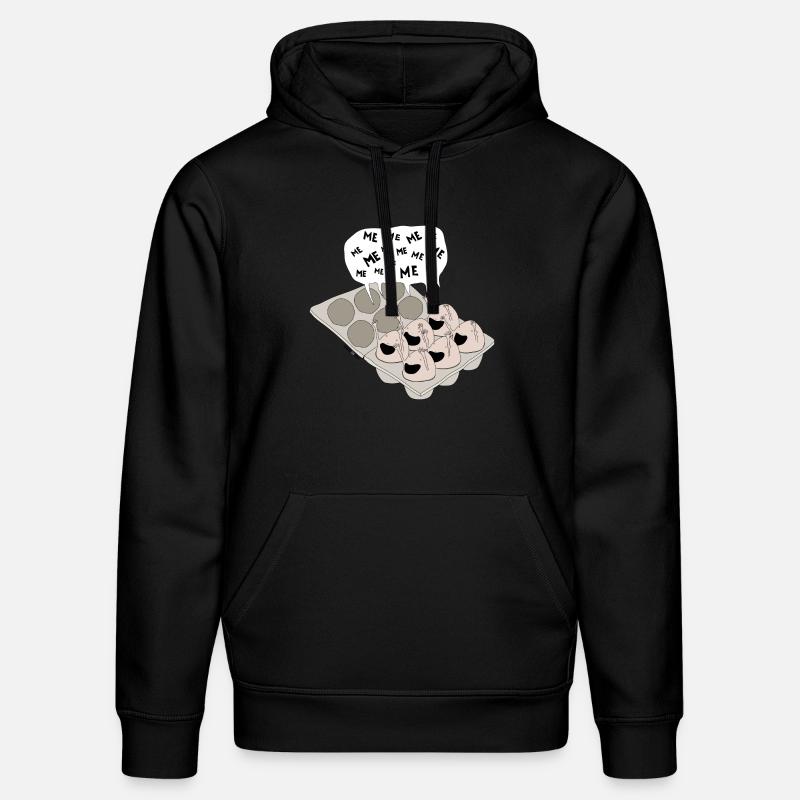 oeufs - Sweat à capuche bio DRUMMER Stanley/Stella Unisexe - noir