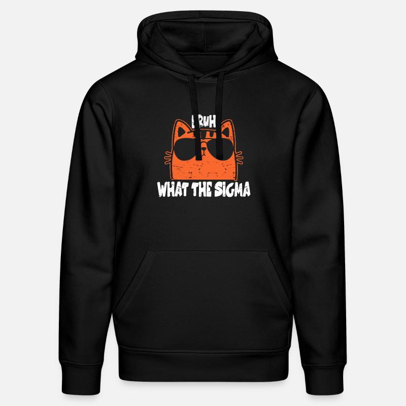 Bruh what the sigma ? - Sweat à capuche bio DRUMMER Stanley/Stella Unisexe - noir