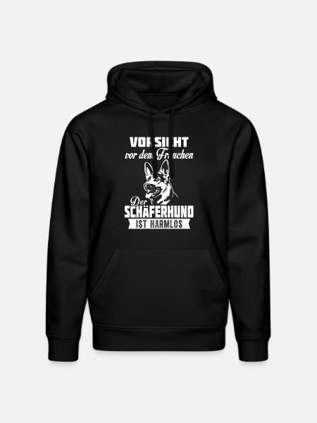 SCHÄFERSHUND - Stanley/Stella Unisex Bio-Hoodie DRUMMER  - Schwarz