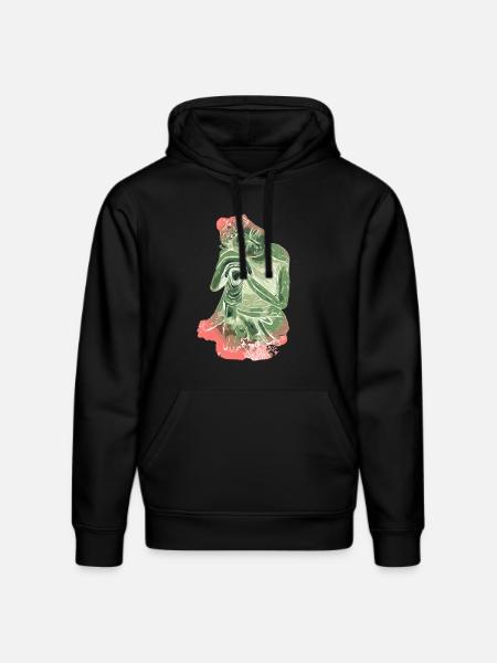 Buddha - Stanley/Stella Unisex Bio-Hoodie DRUMMER  - Schwarz