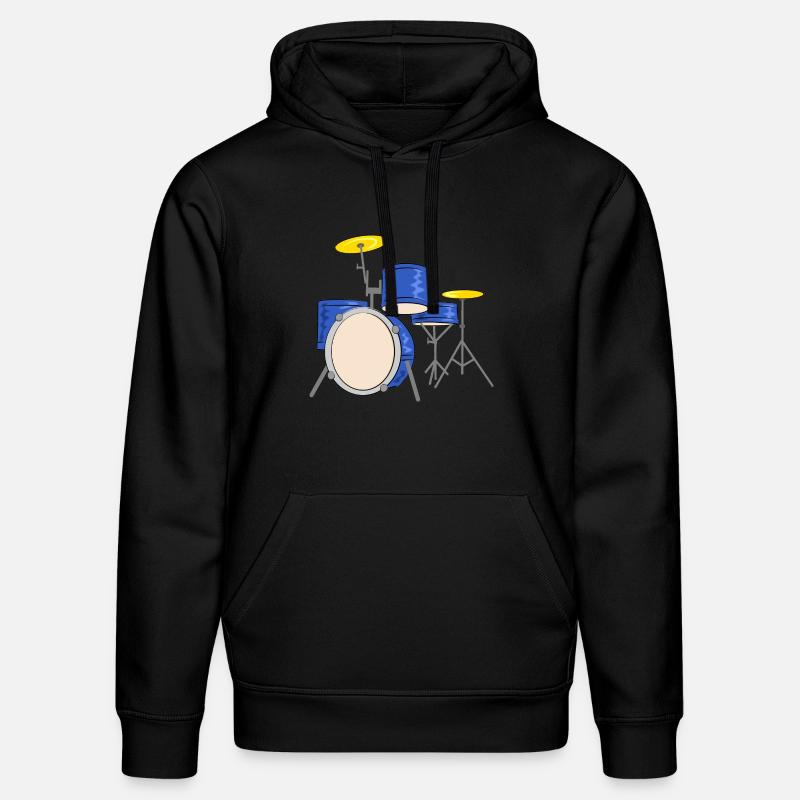 percussion - Sweat à capuche bio DRUMMER Stanley/Stella Unisexe - noir