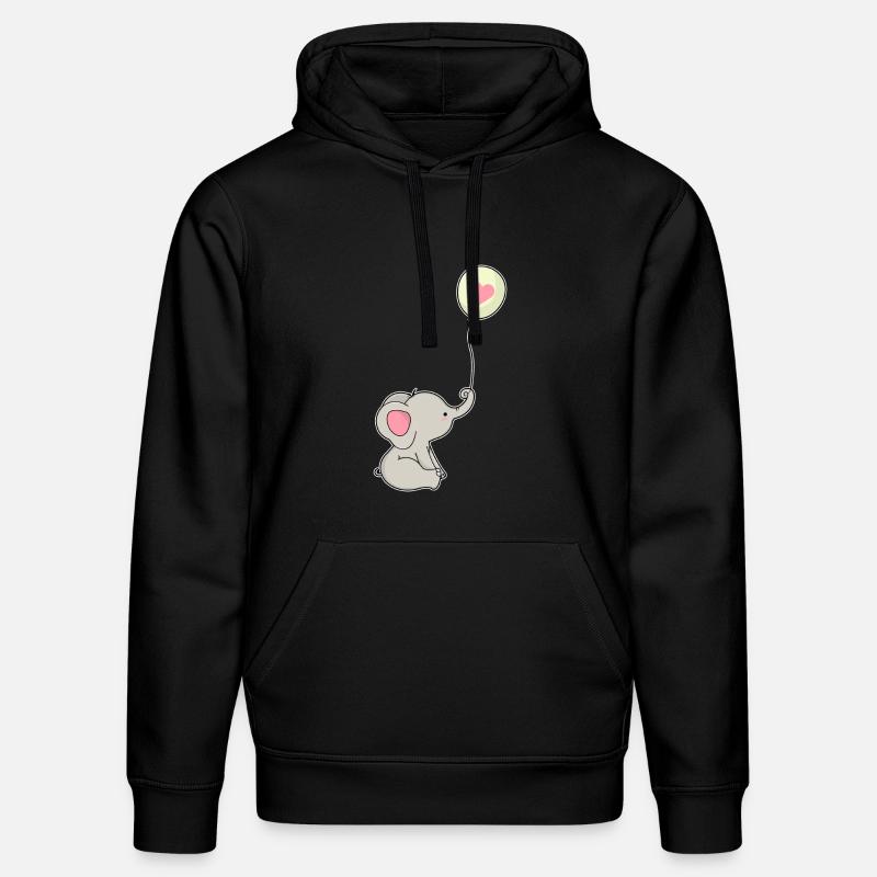 Ballon éléphant - Sweat à capuche bio DRUMMER Stanley/Stella Unisexe - noir