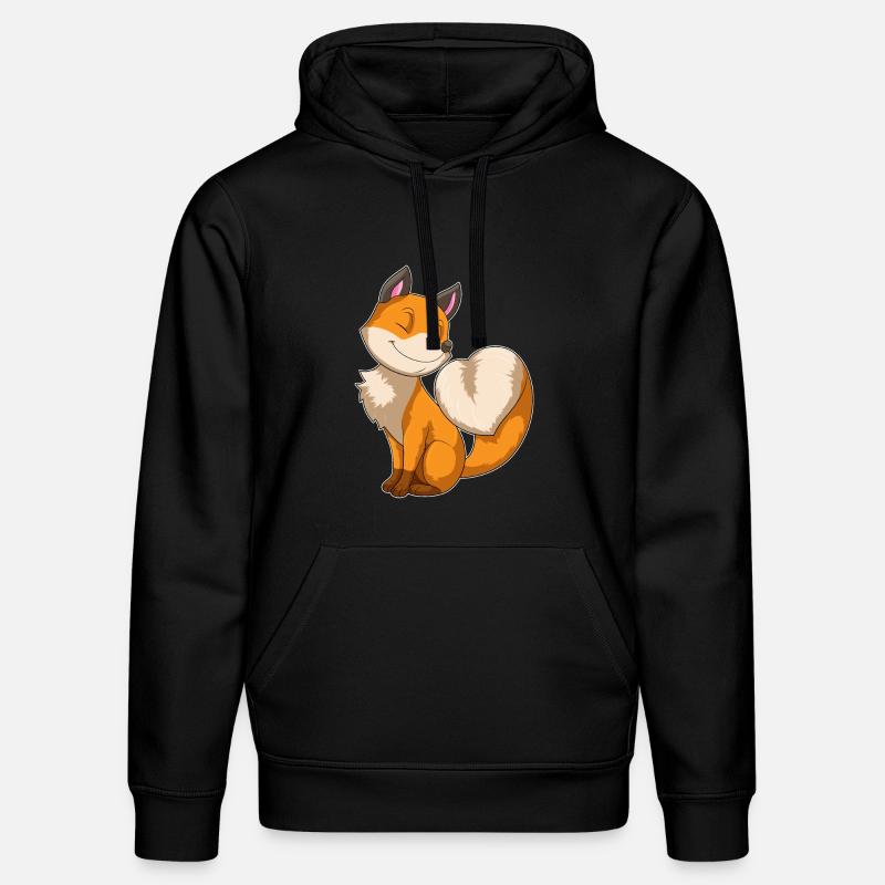Fuchs mit Herz - Stanley/Stella Unisex Bio-Hoodie DRUMMER - Schwarz