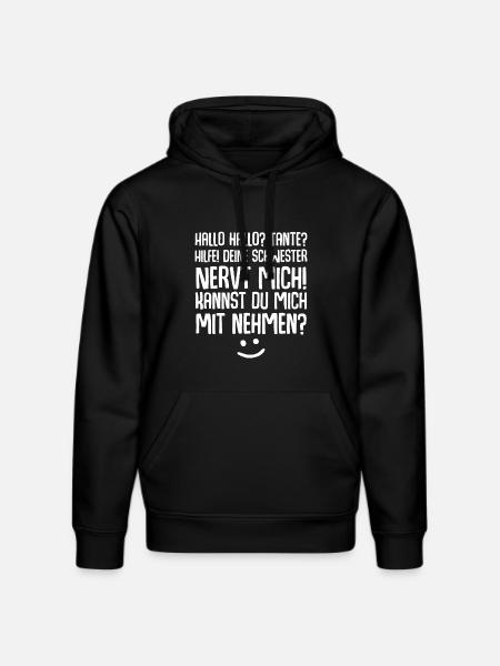 Tante Nichte Neffe - Stanley/Stella Unisex Bio-Hoodie DRUMMER - Schwarz