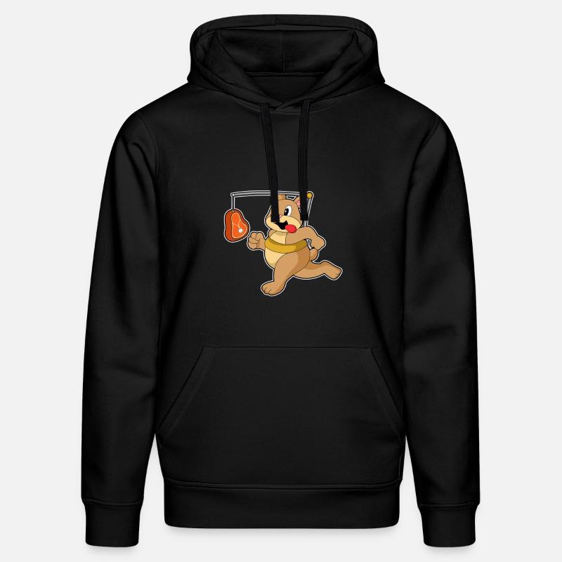 Bär Fleisch - Stanley/Stella Unisex Bio-Hoodie DRUMMER  - Schwarz