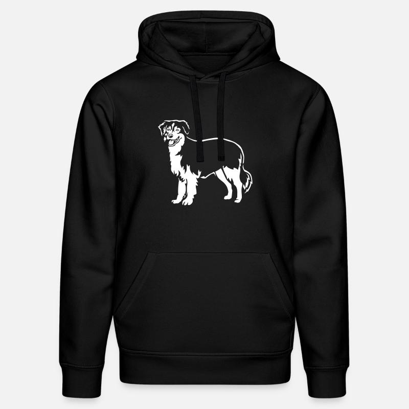 Berger australien « Black Edition » - Sweat à capuche bio DRUMMER Stanley/Stella Unisexe - noir