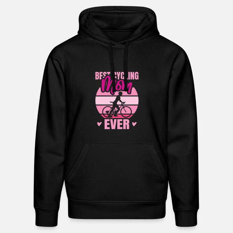 Radfahrer Mutter - Stanley/Stella Unisex Bio-Hoodie DRUMMER  - Schwarz