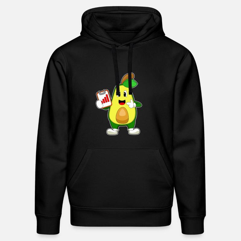 Avocat Secrétaire Graphique - Sweat à capuche bio DRUMMER Stanley/Stella Unisexe - noir
