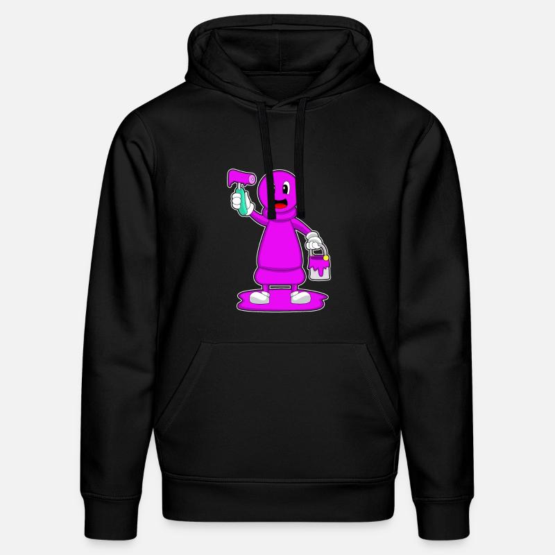 Schachfigur Bauer Schach Maler - Stanley/Stella Unisex Bio-Hoodie DRUMMER  - Schwarz