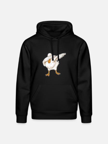 Danse hip-hop duck - Sweat à capuche bio DRUMMER Stanley/Stella Unisexe - noir