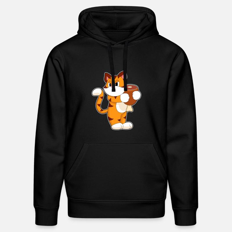 Viande de tigre - Sweat à capuche bio DRUMMER Stanley/Stella Unisexe - noir