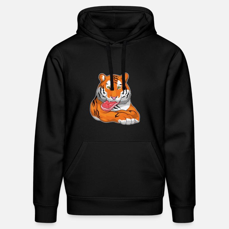 Tiger Fleisch - Stanley/Stella Unisex Bio-Hoodie DRUMMER  - Schwarz