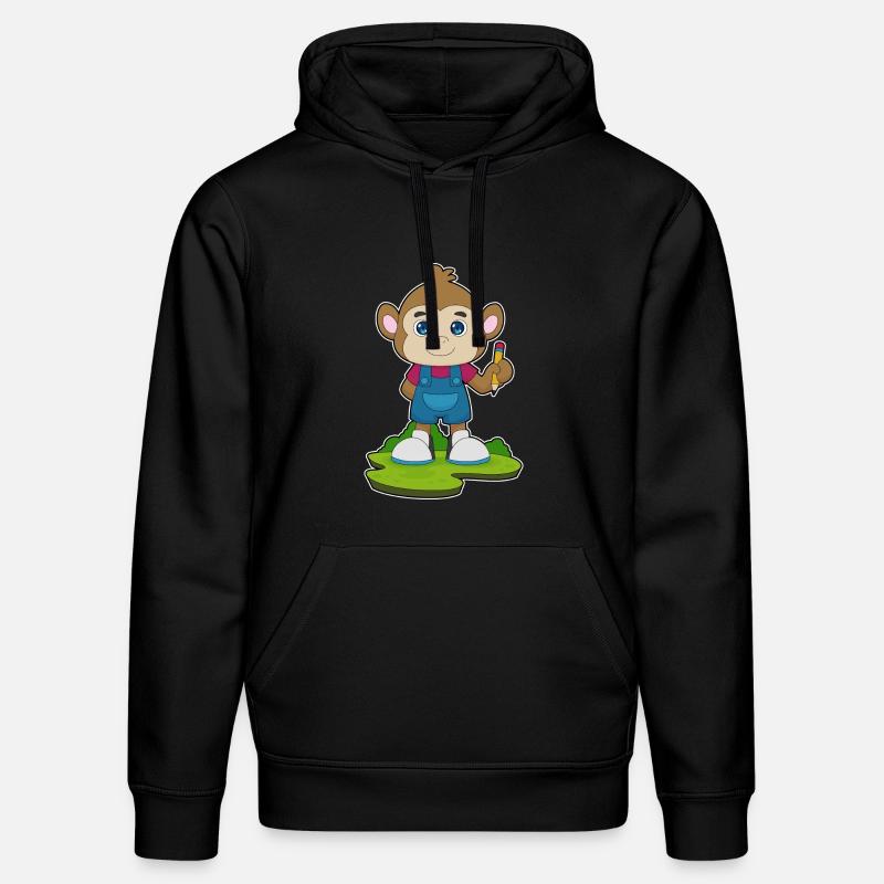 École Monkey Pencil - Sweat à capuche bio DRUMMER Stanley/Stella Unisexe - noir