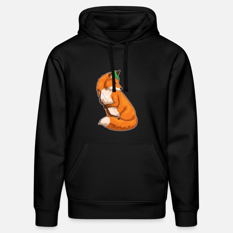 Fuchs Bogenschütze Bogen - Stanley/Stella Unisex Bio-Hoodie DRUMMER - Schwarz