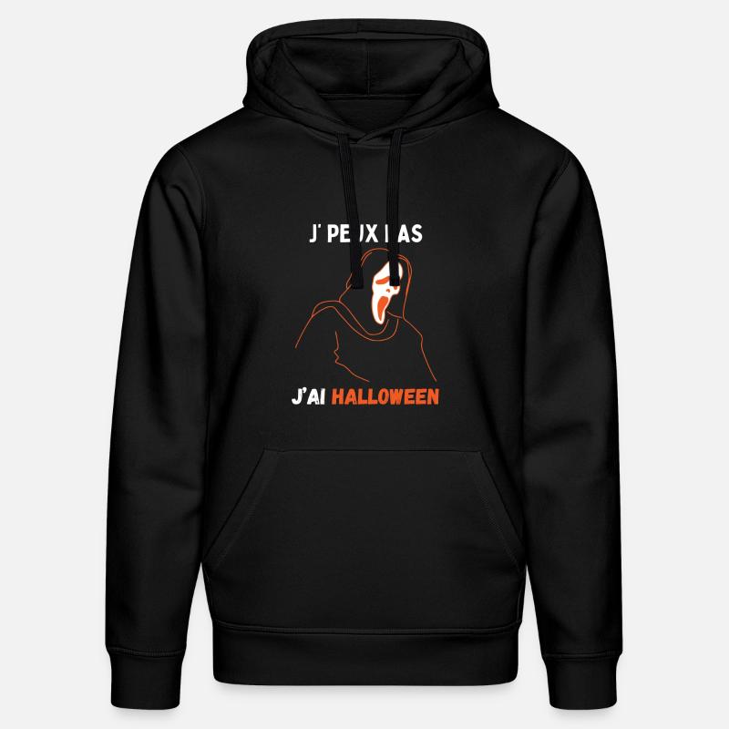 J' peux pas j'ai Halloween - Sweat à capuche bio DRUMMER Stanley/Stella Unisexe - noir