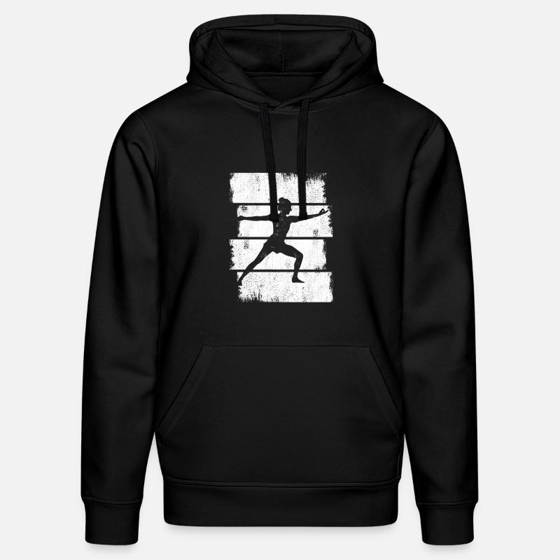 Dessin de Yogini - Sweat à capuche bio DRUMMER Stanley/Stella Unisexe - noir