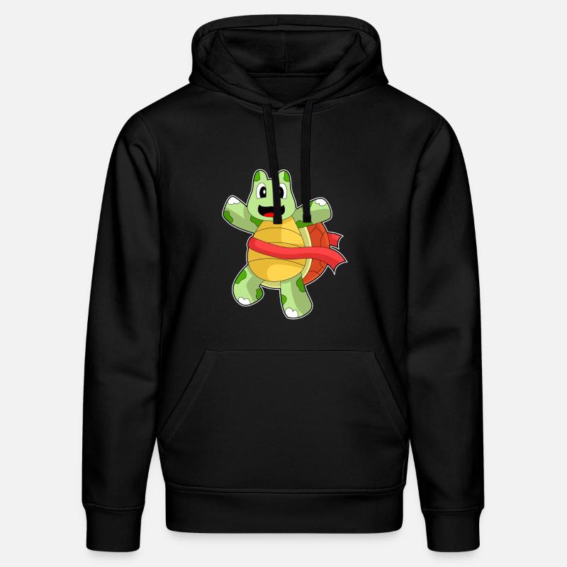 Tortue gagnante - Sweat à capuche bio DRUMMER Stanley/Stella Unisexe - noir