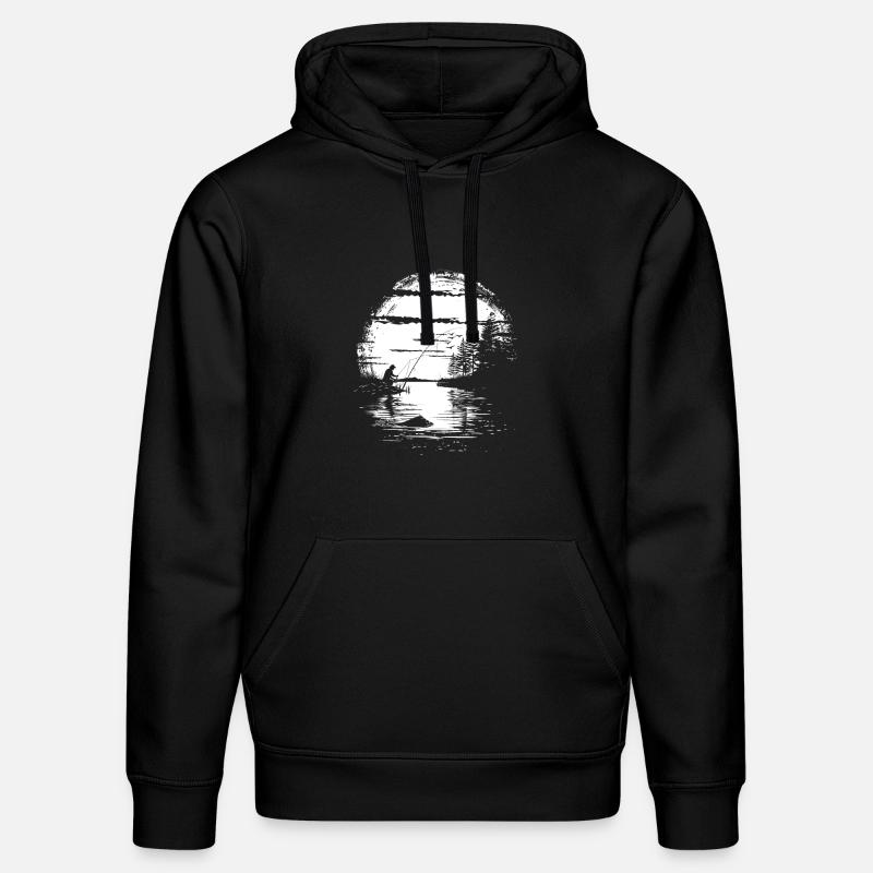 Pêche - Sweat à capuche bio DRUMMER Stanley/Stella Unisexe - noir