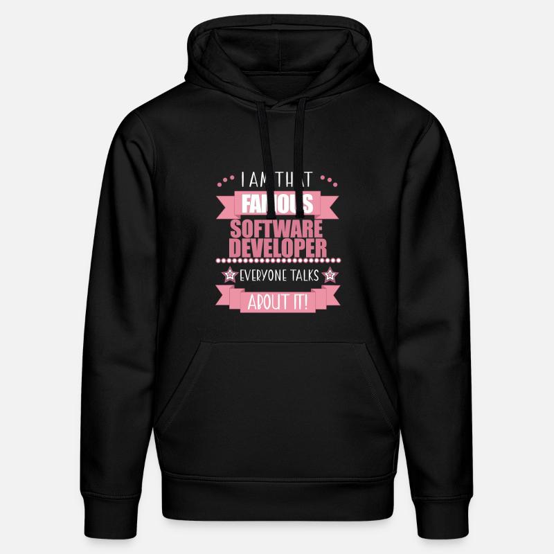 Software Developer Profession Ladies Gift - Stanley/Stella DRUMMER Unisex Organic Hoodie - black
