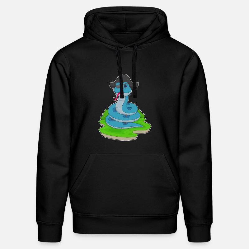 Serpent Pirate Chapeau de Pirate - Sweat à capuche bio DRUMMER Stanley/Stella Unisexe - noir
