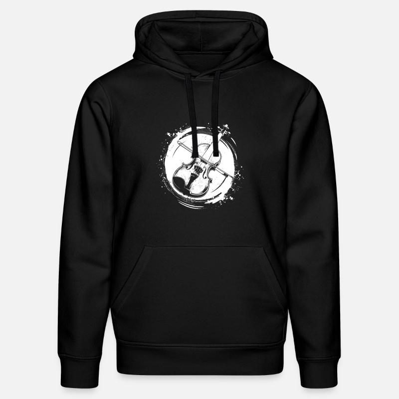 Violon - Sweat à capuche bio DRUMMER Stanley/Stella Unisexe - noir