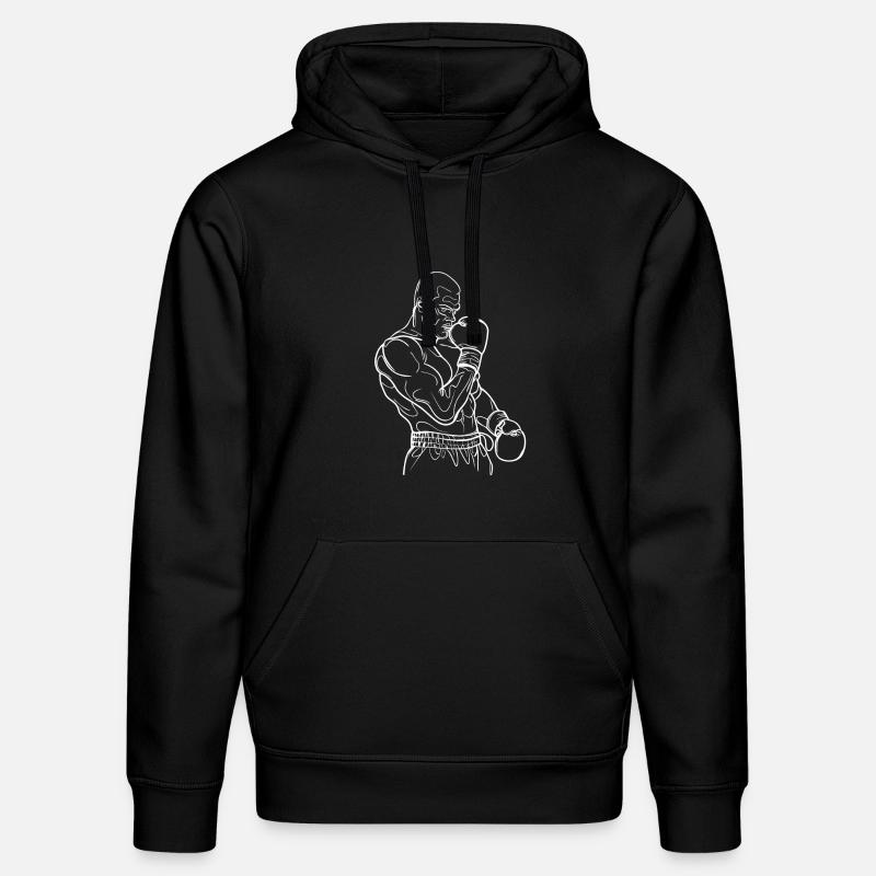 Boxeur - Sweat à capuche bio DRUMMER Stanley/Stella Unisexe - noir