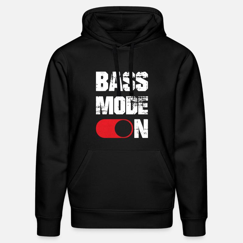 Mode basse sur drôle - Sweat à capuche bio DRUMMER Stanley/Stella Unisexe - noir