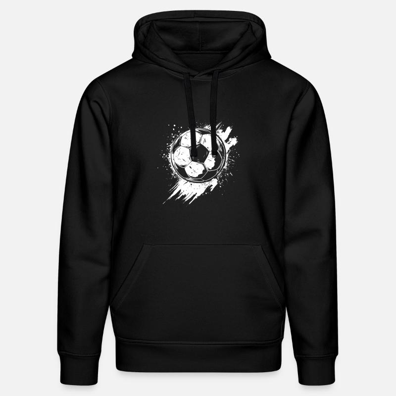 Fußball Graffiti - Stanley/Stella Unisex Bio-Hoodie DRUMMER  - Schwarz