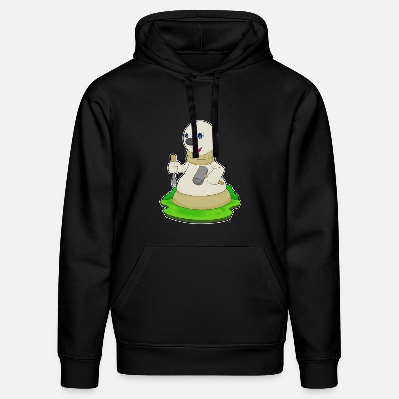 Schachfigur Bauer Schach - Stanley/Stella Unisex Bio-Hoodie DRUMMER - Schwarz