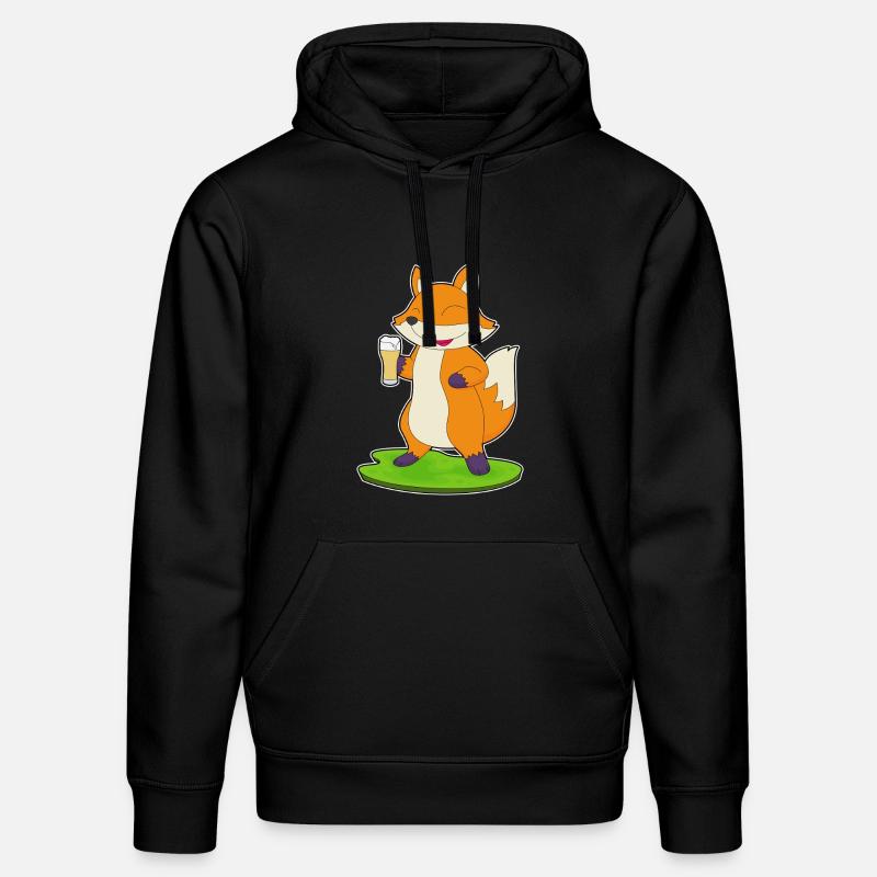 Bière Fuchs - Sweat à capuche bio DRUMMER Stanley/Stella Unisexe - noir