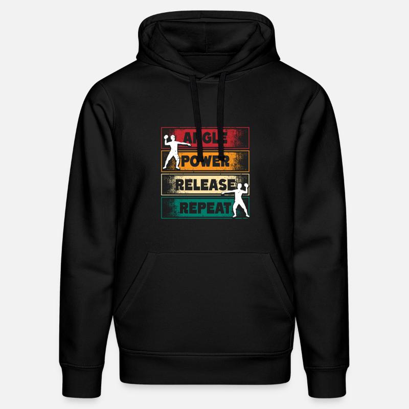 Kugelstoßen Kugelstoß Angle Power Release - Stanley/Stella Unisex Bio-Hoodie DRUMMER  - Schwarz