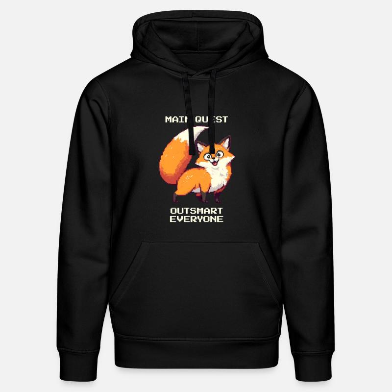 Hauptquest: alle austricksen | derpy Fuchs - Stanley/Stella Unisex Bio-Hoodie DRUMMER - Schwarz